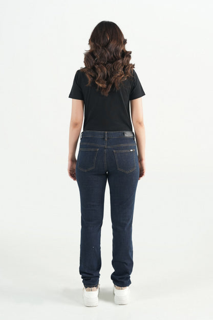 Dark Wash Straight Jeans