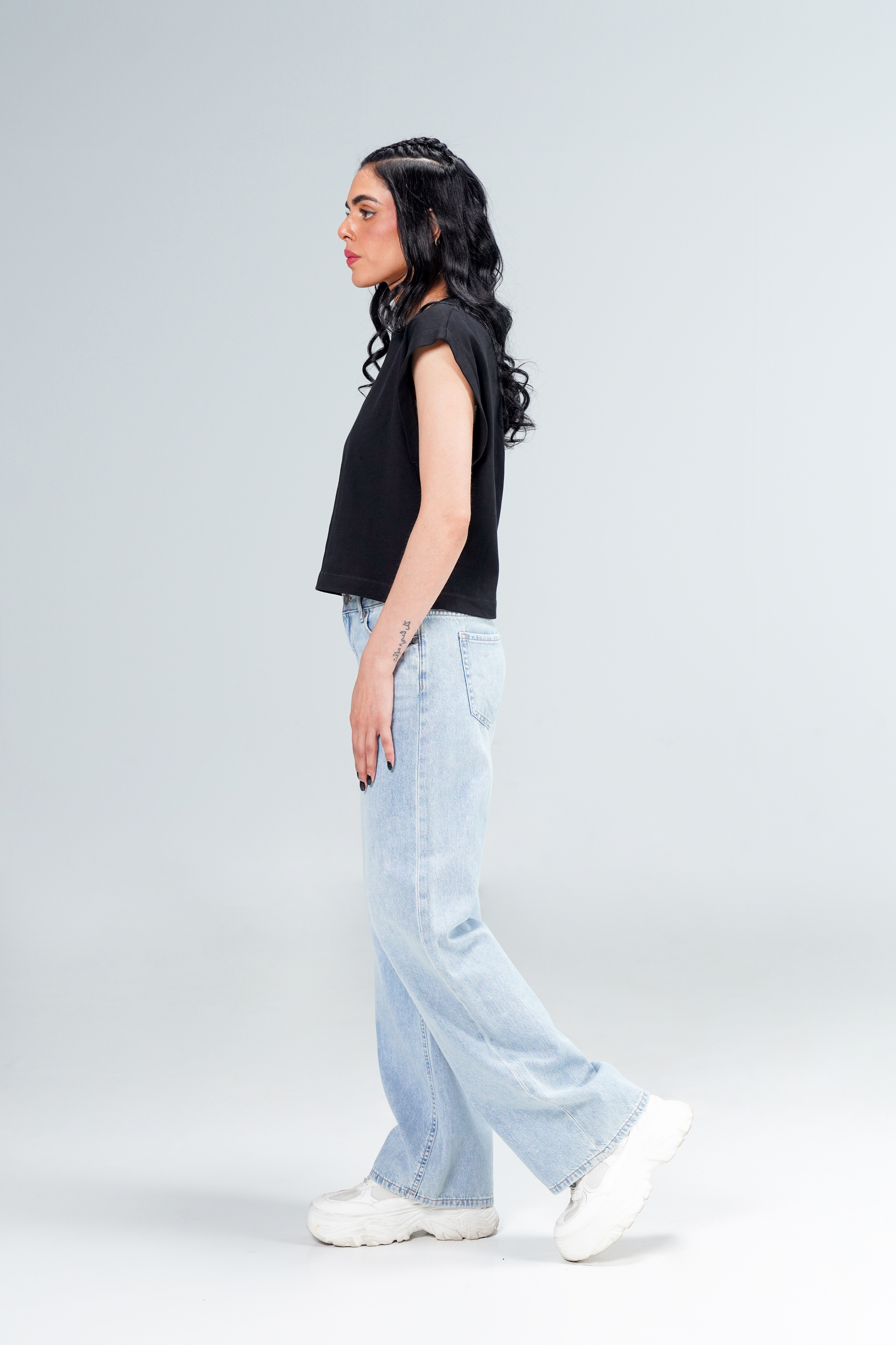 Baggy Wide Leg Light Blue shop at Rockstar Jeans
