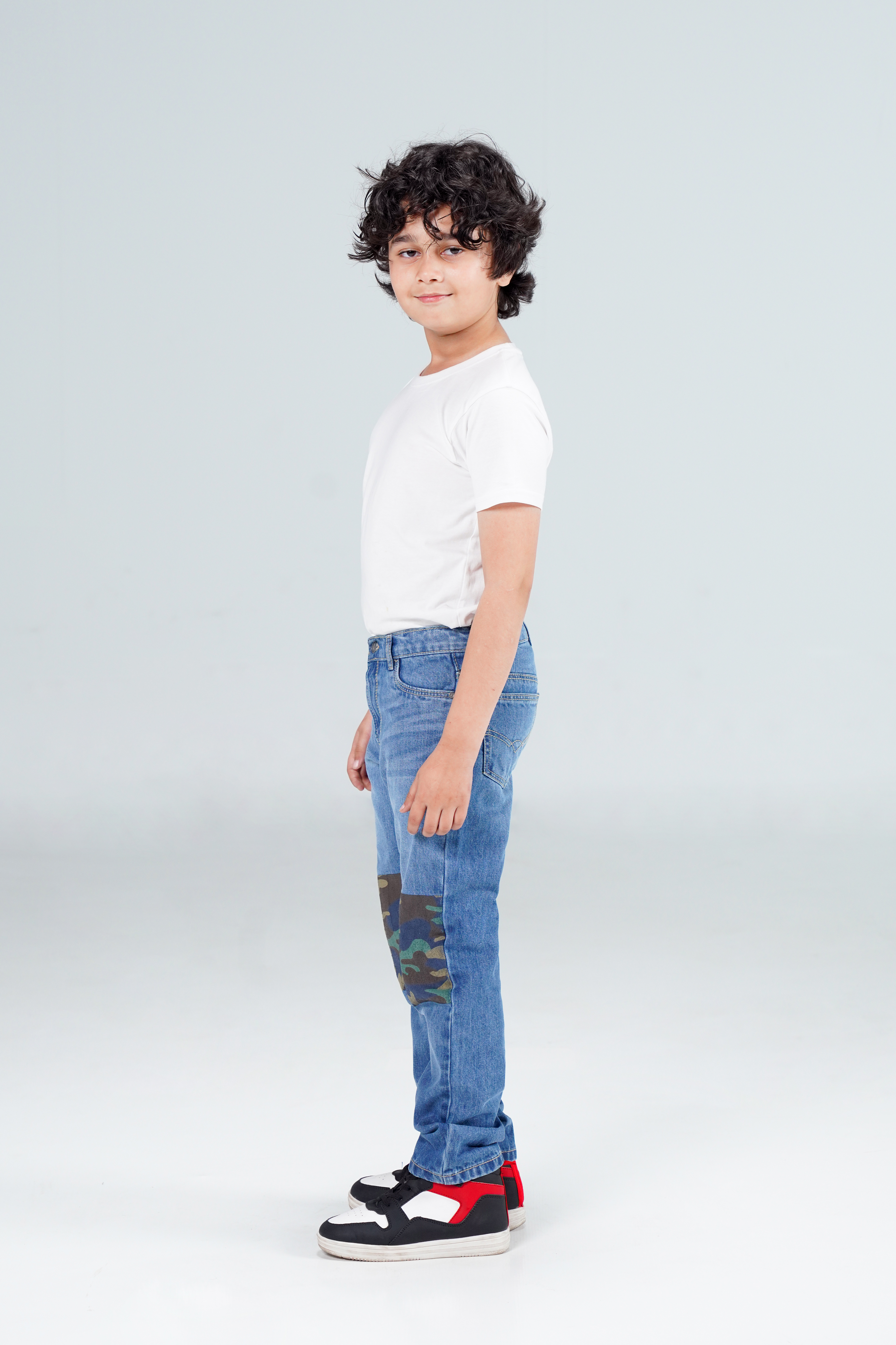 Straight Camokracky Jeans Light blue
