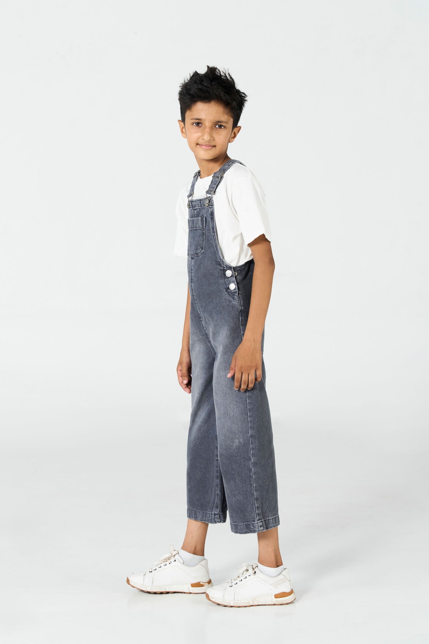 Grey Dungaree shop at Rockstar Jeans