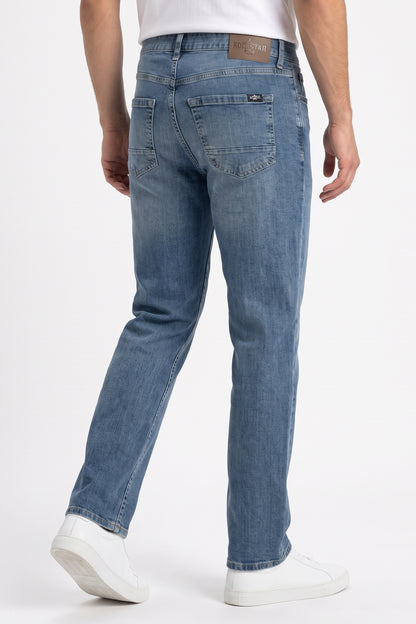 Authentic Straight Fit Jeans Medium Blue