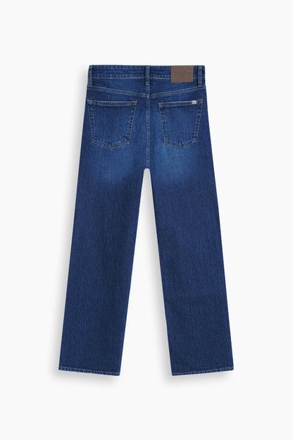 Loose Straight Fit Jeans Dark Blue
