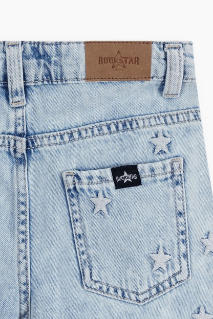 Star Embroidery Shorts