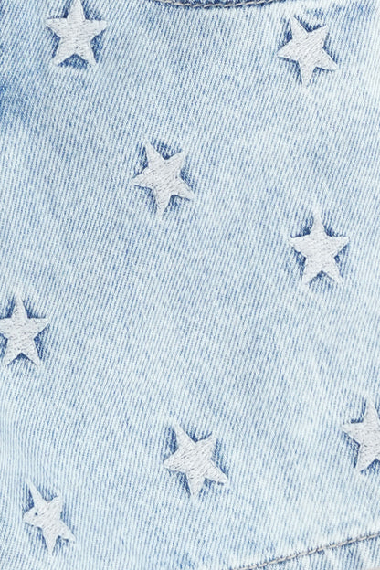 Star Embroidery Shorts