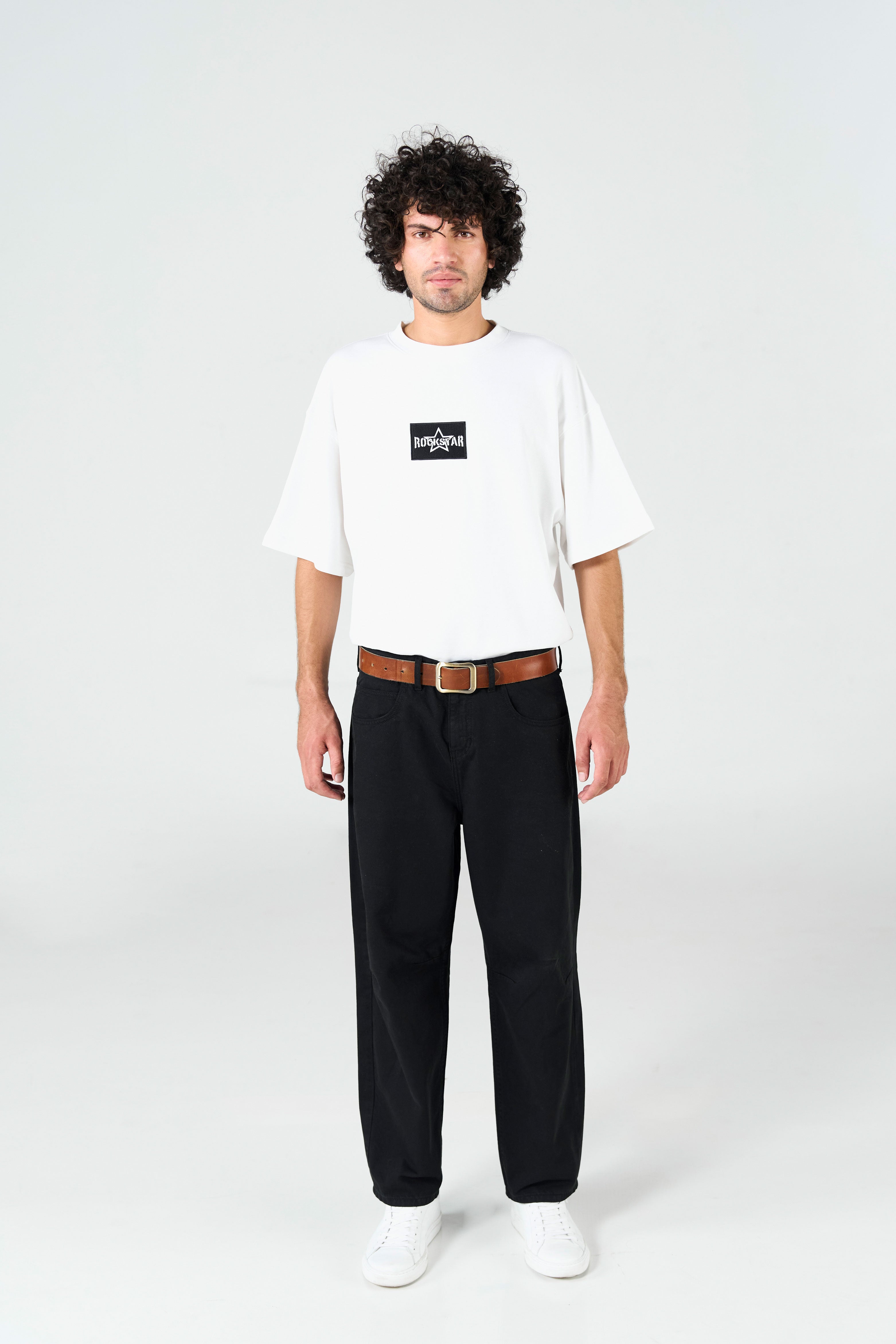 Bamboo Balloon Fit Black Pant