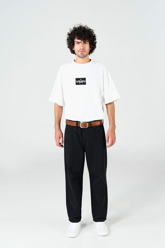 Bamboo Balloon Fit Black Pant shop at Rockstar Jeans