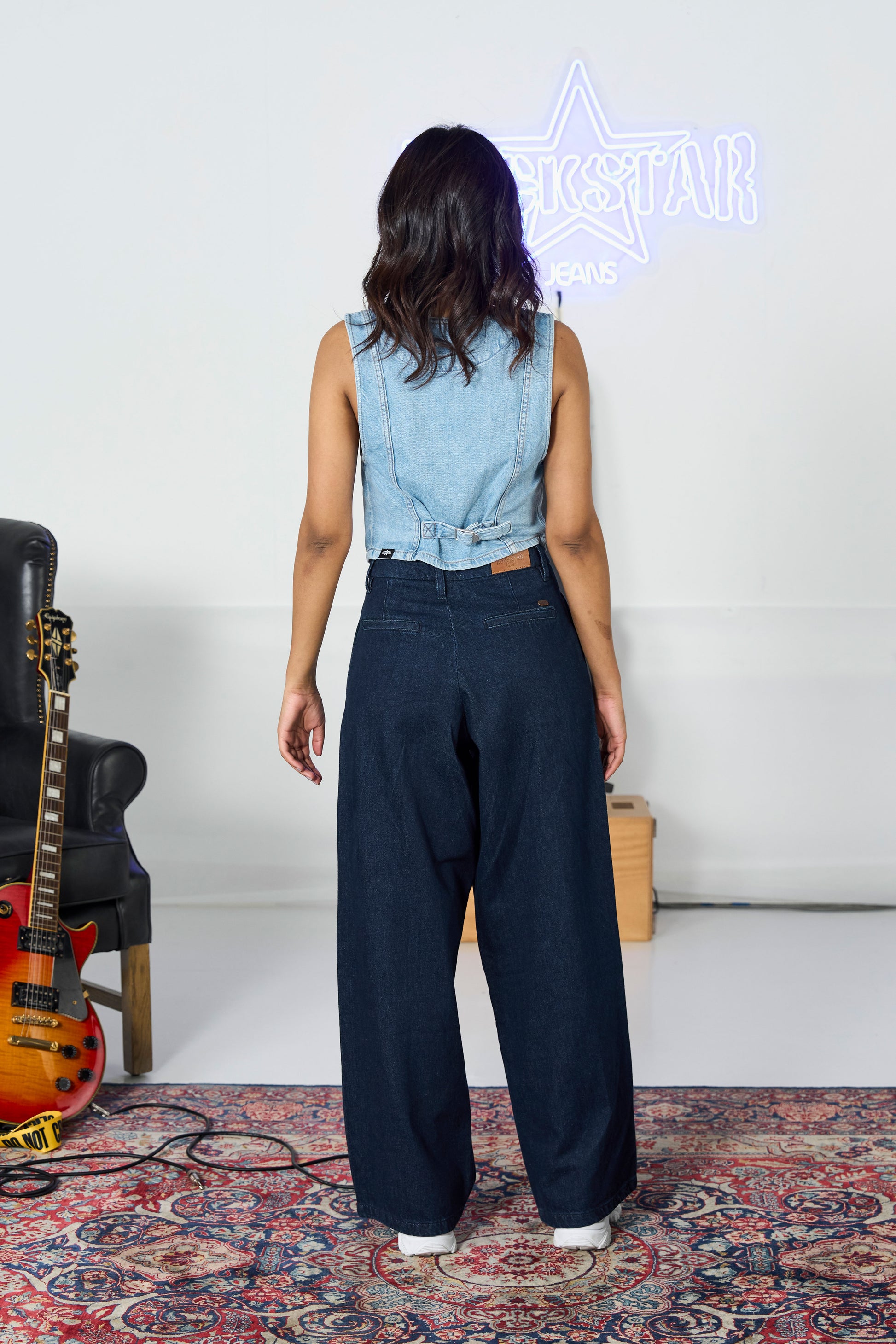 Limited Denim Vest shop at Rockstar Jeans