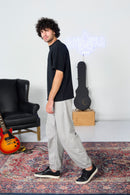 Bamboo Balloon Fit Dar Grey Pant