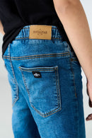 Denim jogger