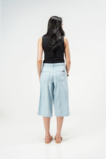 Baggy Linen Capri shop at Rockstar Jeans