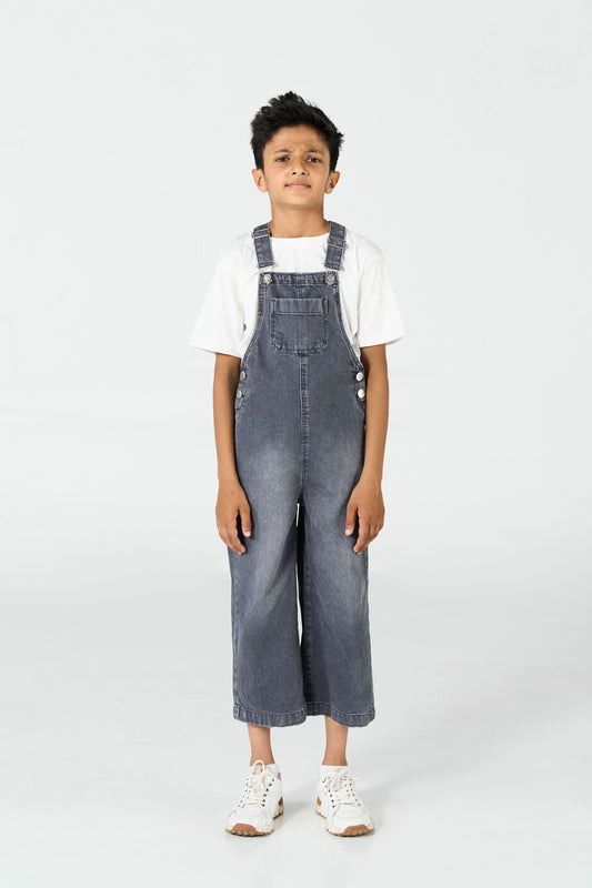 Grey Dungaree shop at rockstar jeans