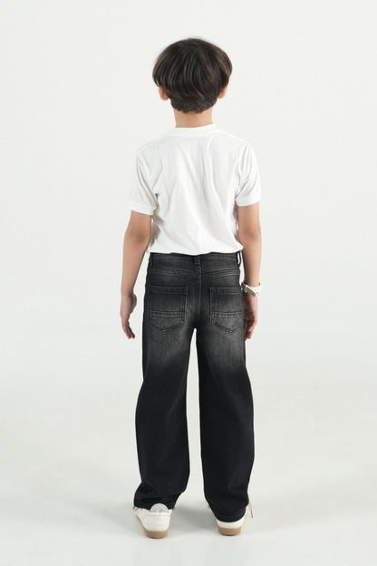 Charcoal Straight Jeans