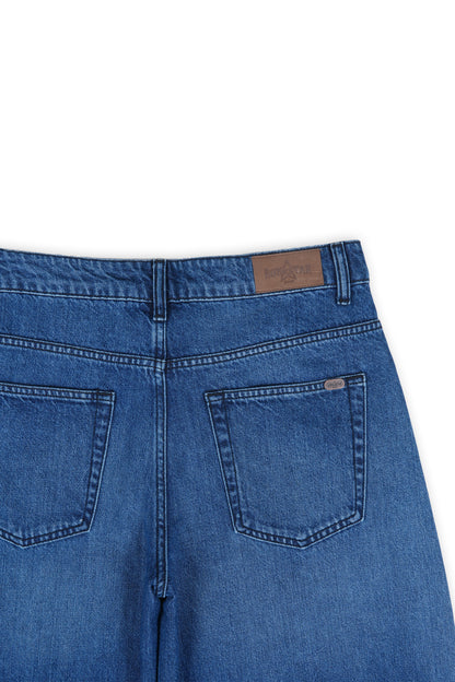 Marine Offset Waist Jeans