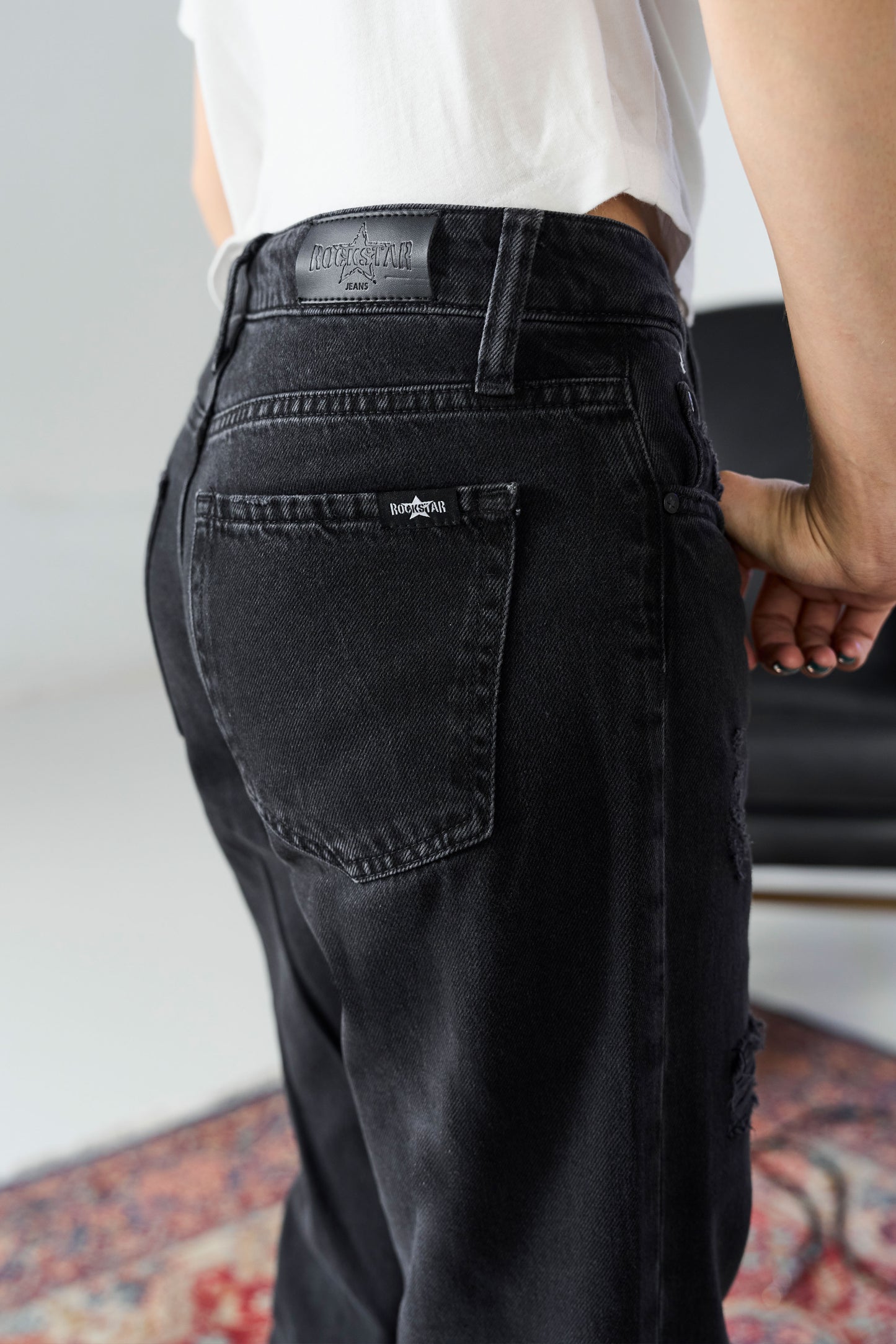 Baggy Ripped Repaired shop at Rockstar Jeans