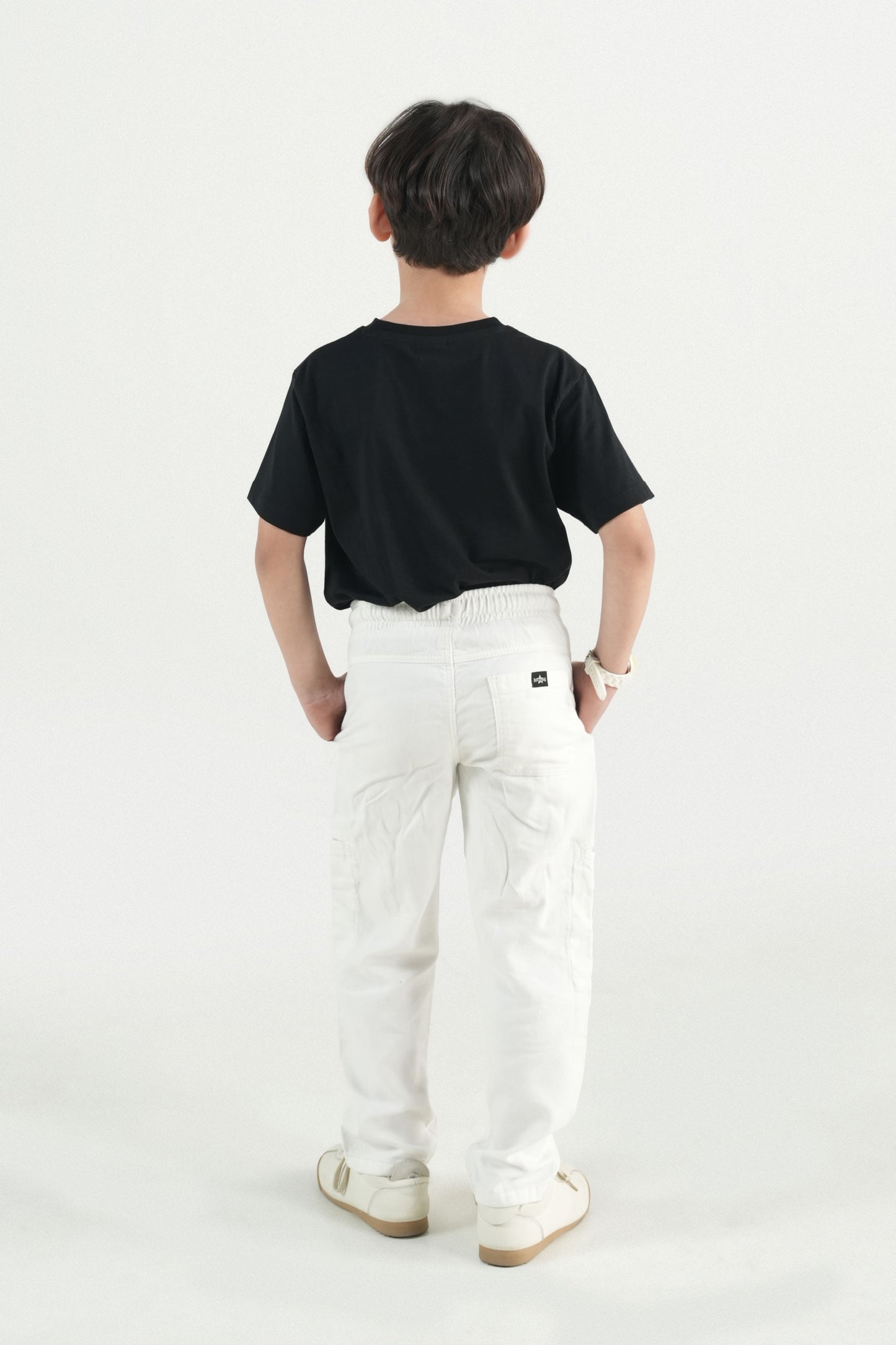 White Cargo Jeans