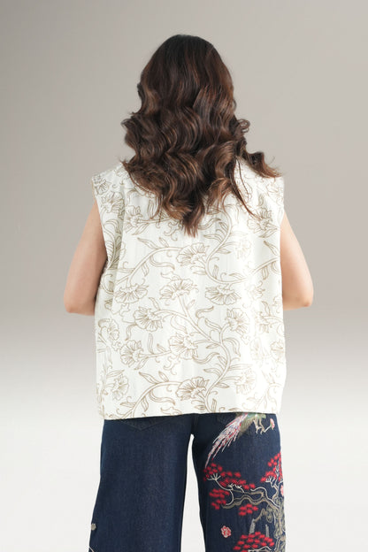 Royal Floral Vest