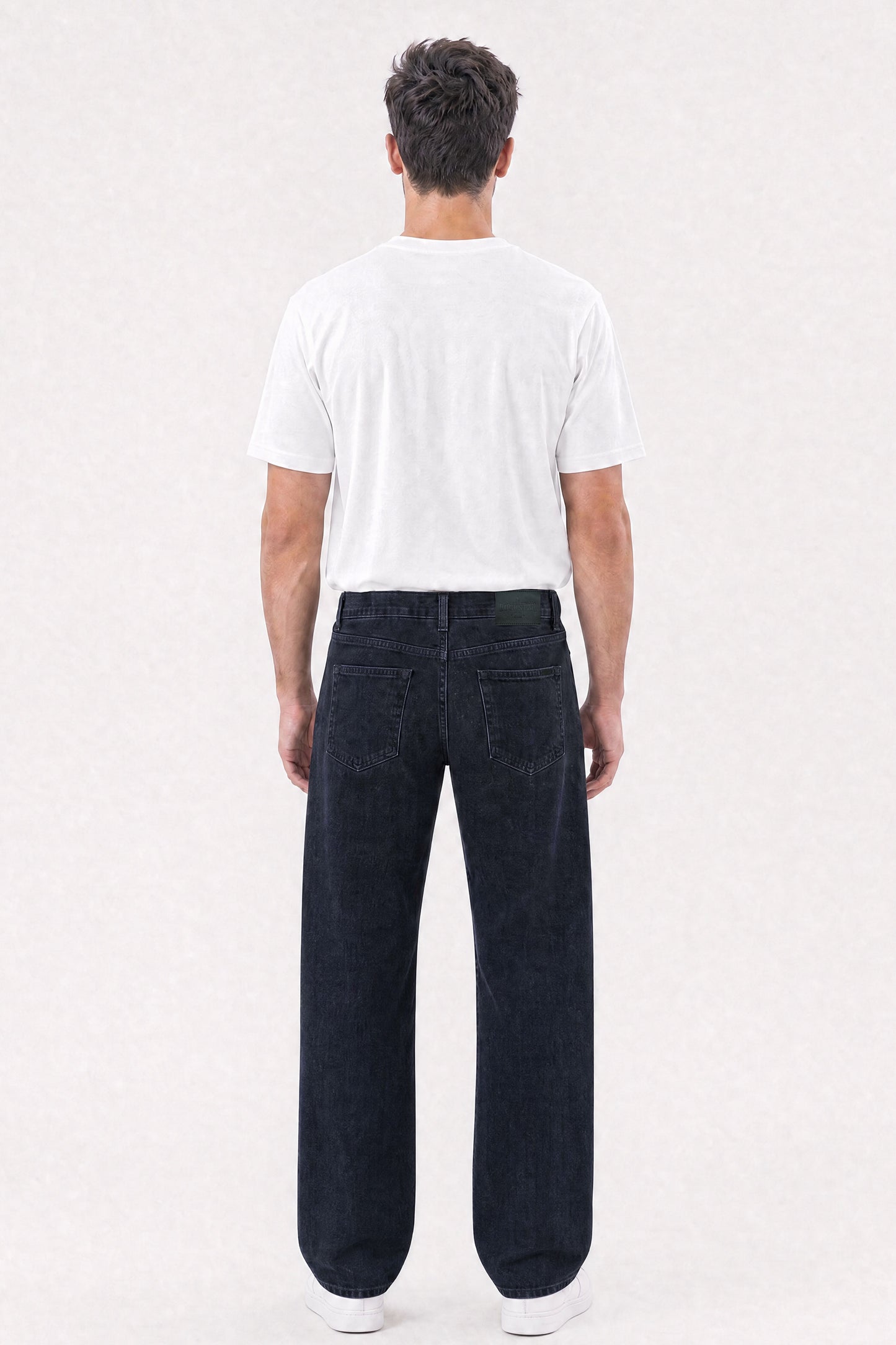 Loose Straight Fit Jeans Black