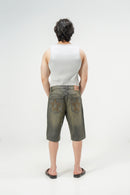 Brown Tinted Denim Jorts