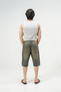 Brown Tinted Denim Jorts