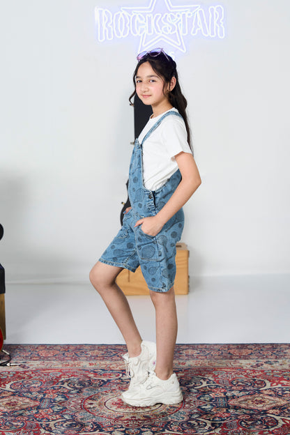 Blue Paddle Dungaree shop at Rockstar Jeans