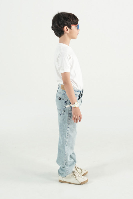 Light Wash Graphic Jeans