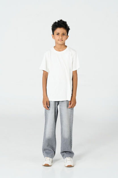 Grey Washed Straight shop at Rockstar Jeans