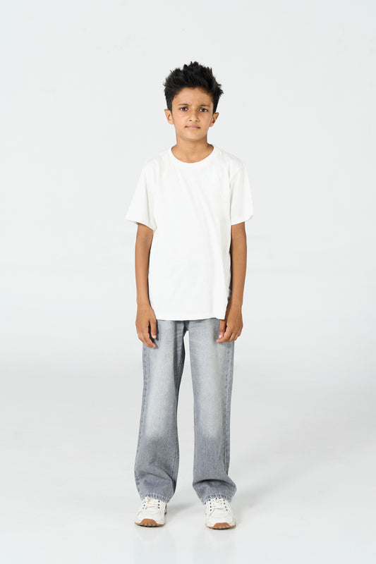 Grey Washed Straight shop at Rockstar Jeans