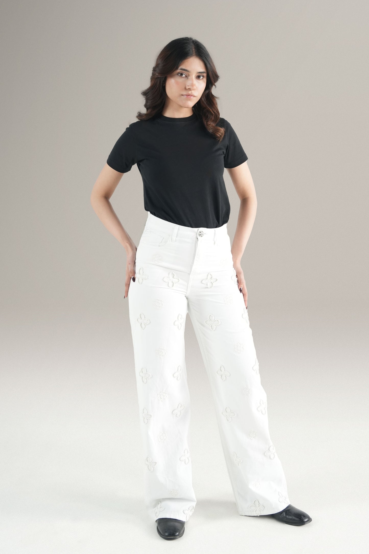 Snowflake Pearl Pants
