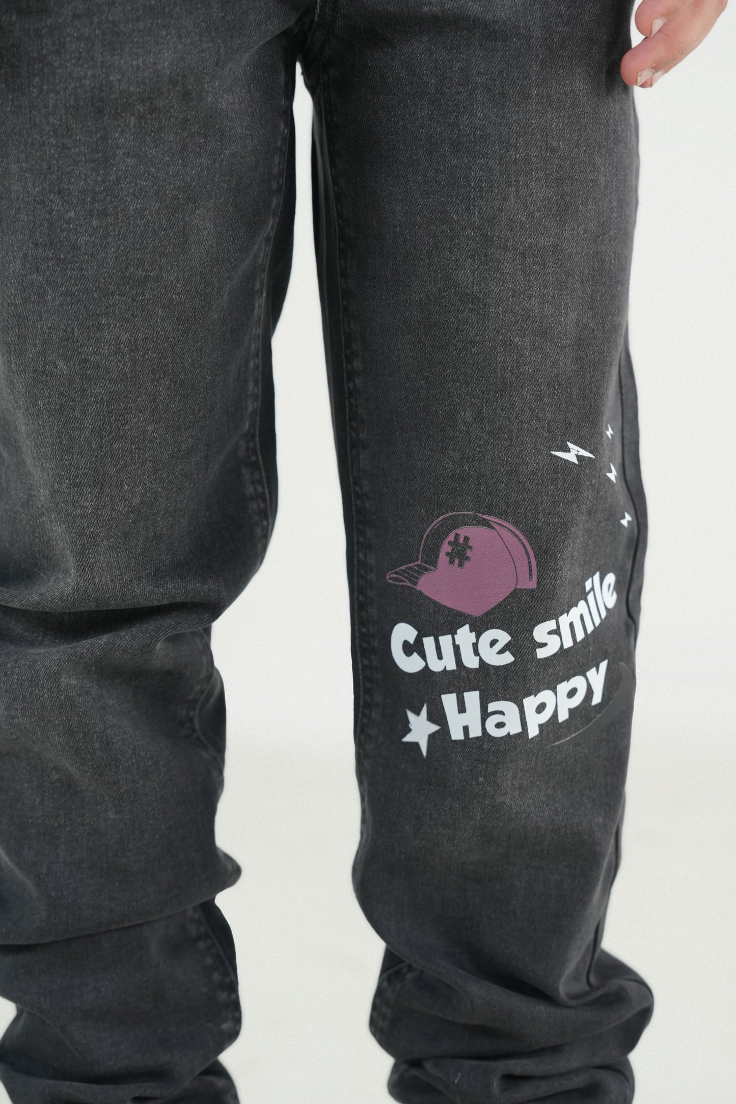 Charcoal Skinny Fit Jeans