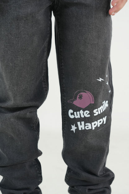 Charcoal Skinny Fit Jeans