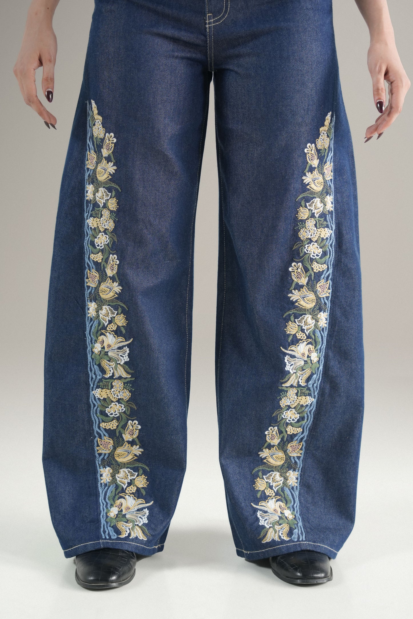 Gilded Botanica Jeans