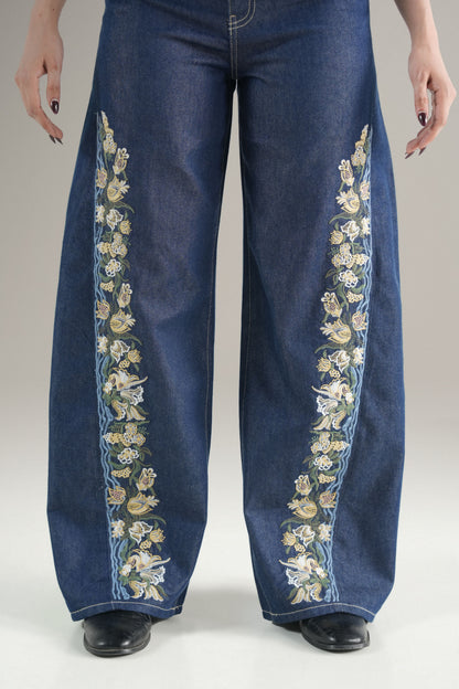 Gilded Botanica Jeans