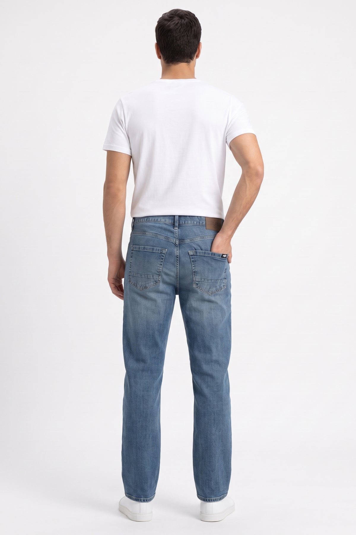 Authentic Straight Fit Jeans Medium Blue