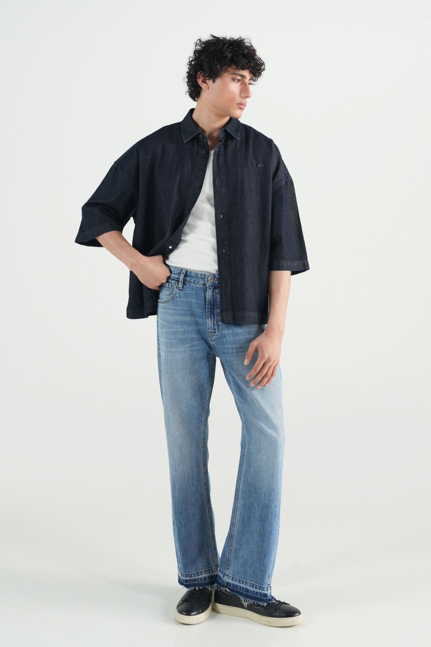 Button Down Over size Shirts