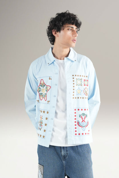 Truck Star Blue Shirt