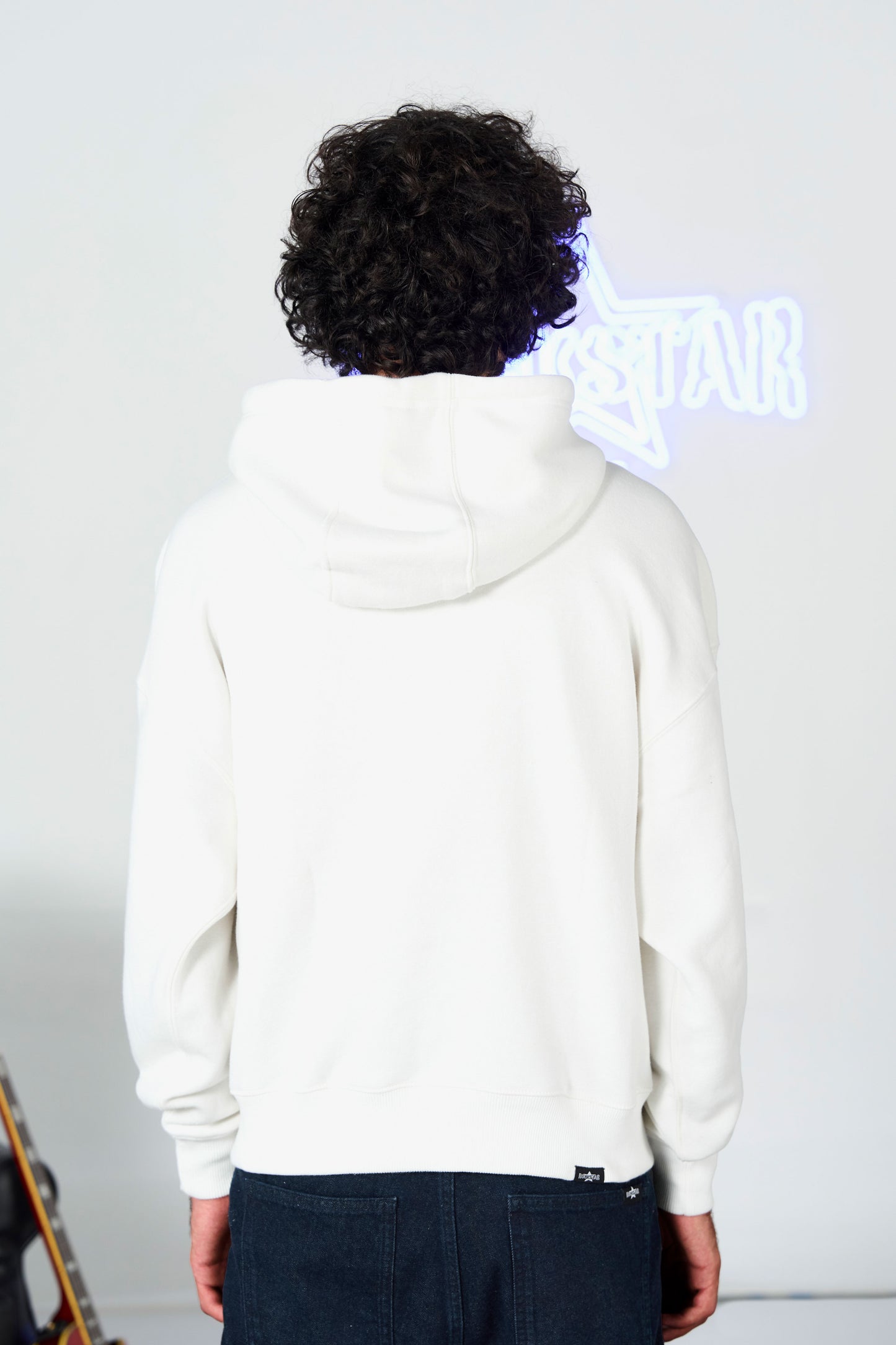 Oversized White Hoodie shop at Rockstar Jeans