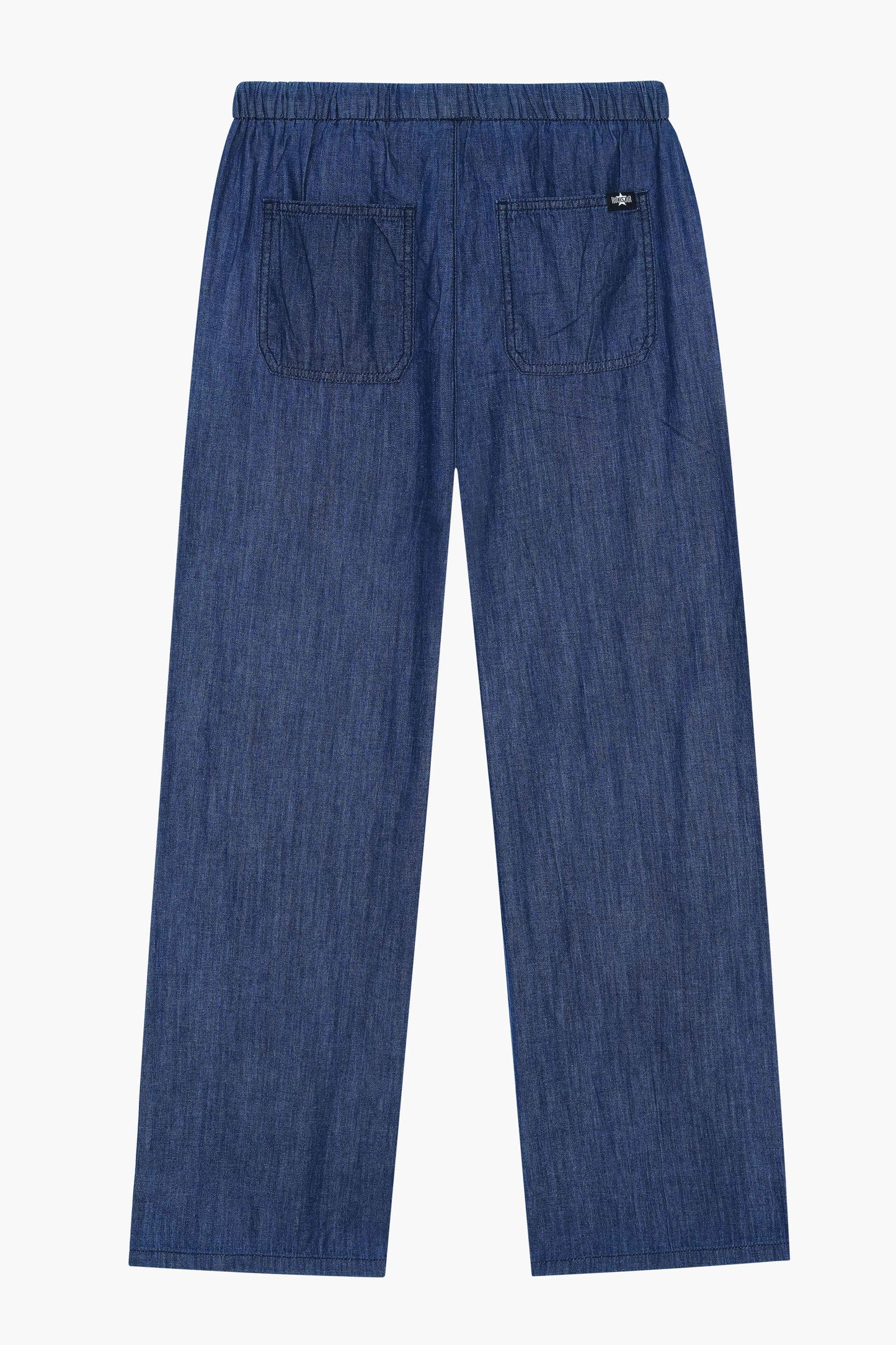 High Rise Wide Leg Trouser Jeans Dark Blue