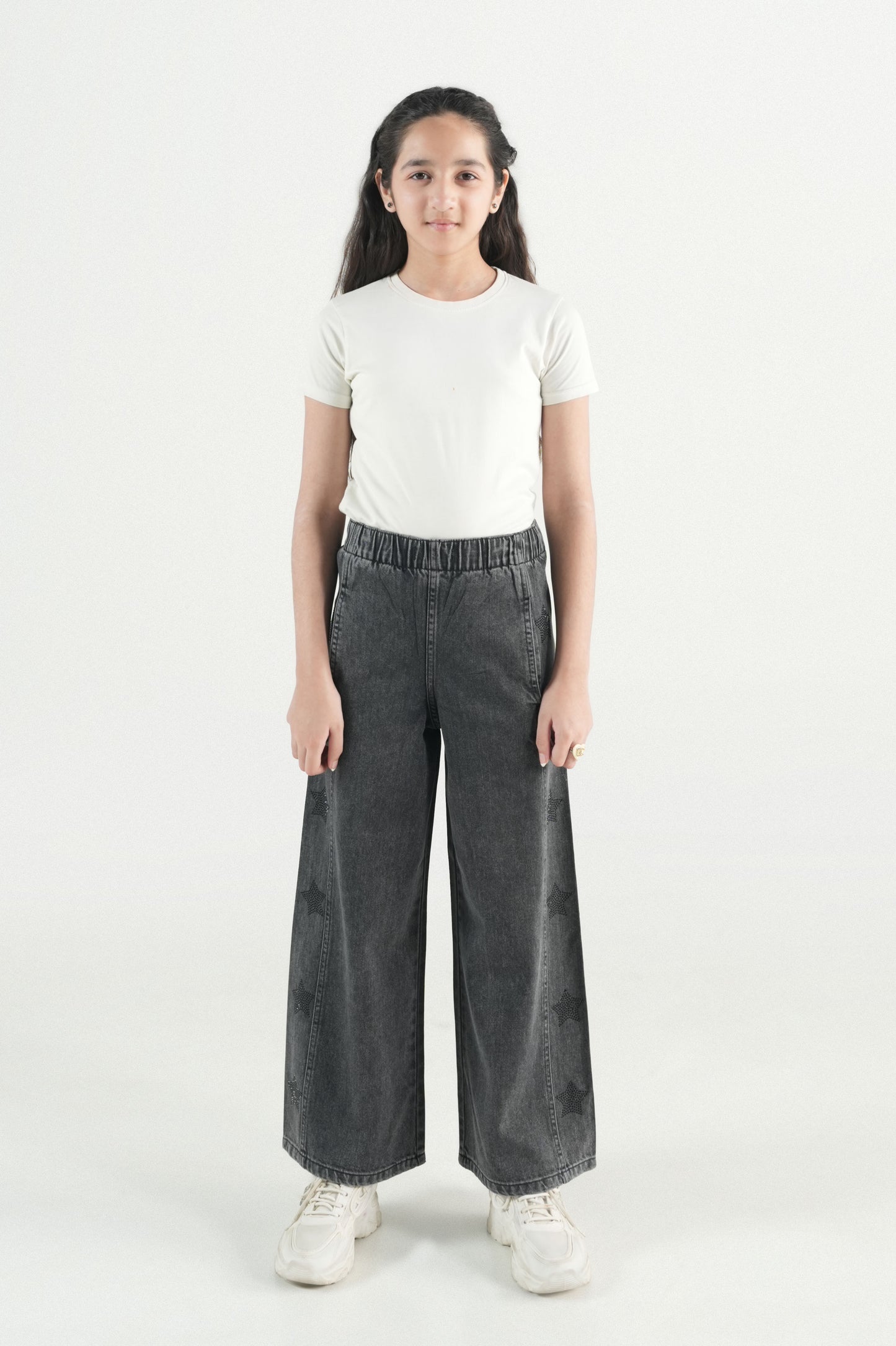 Black Star Pop Baggy Jeans