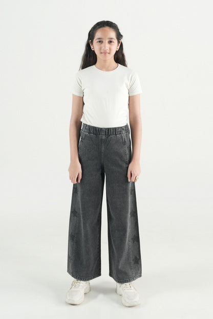 Black Star Pop Baggy Jeans