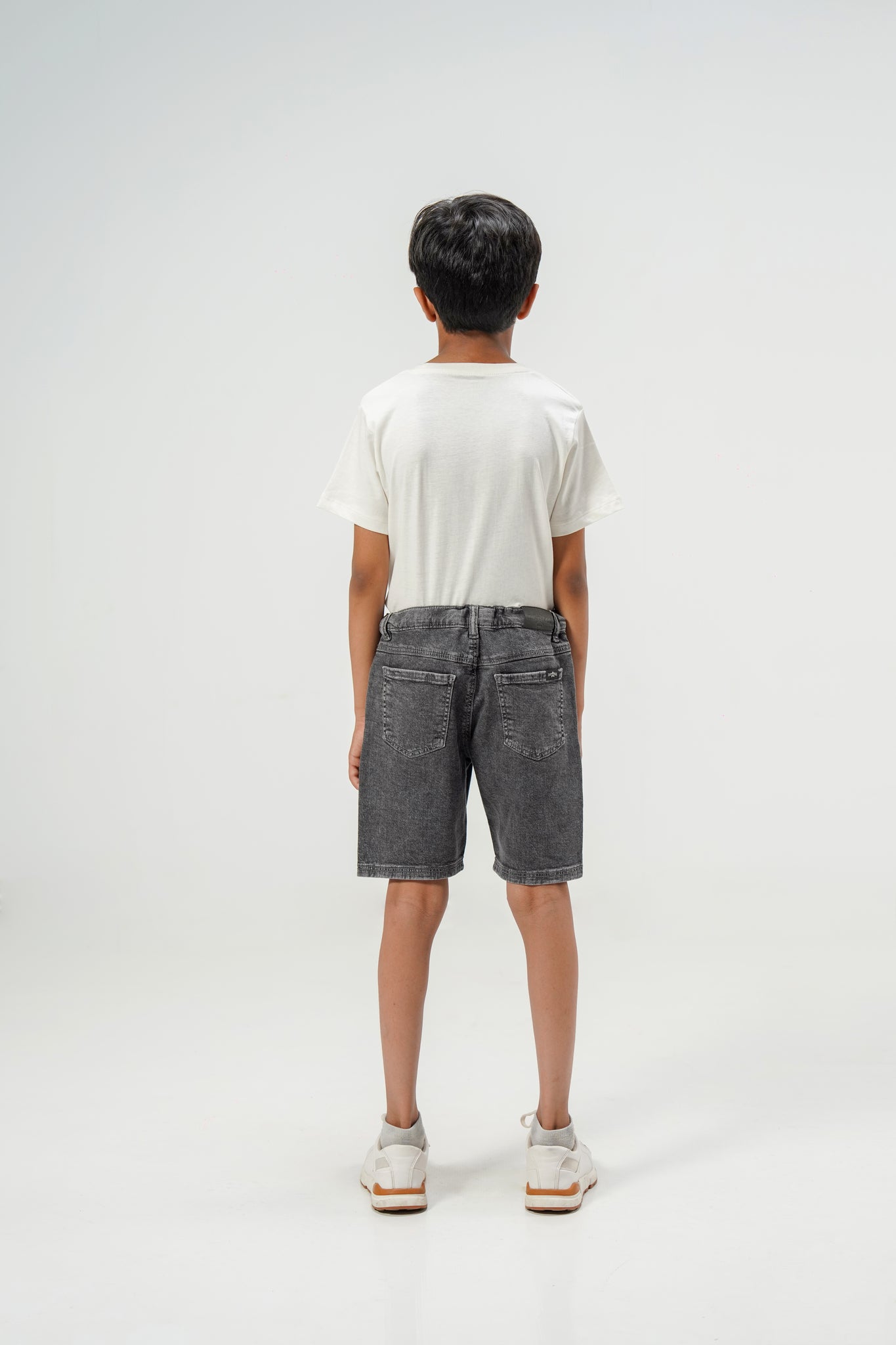 Ultra light Grey Denim Shorts