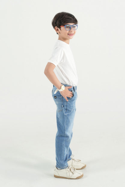 Light blue Straight jeans