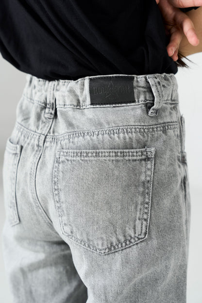 Grey Wide Leg