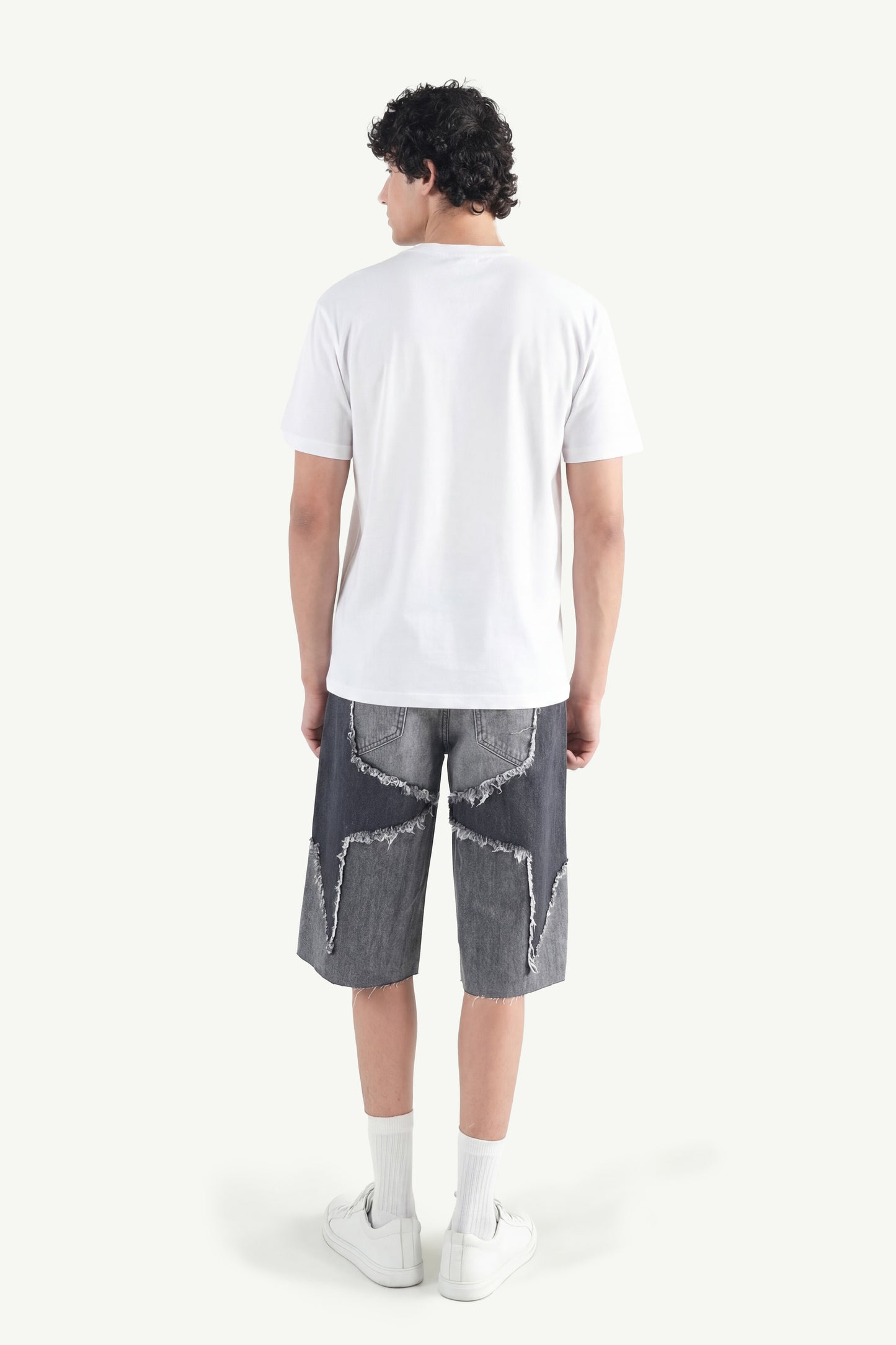 Star Dark  Patch Jorts