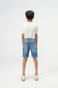 Ultra Light Blue Denim Shorts