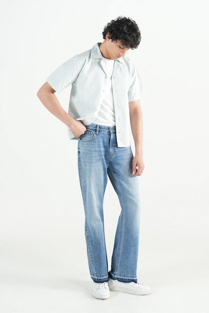 Hawaiian Summer Light Blue Shirt