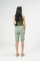Green Leaf Bermuda Shorts