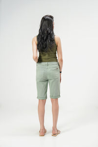 Green Leaf Bermuda Shorts