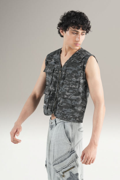 Military Grey Vest