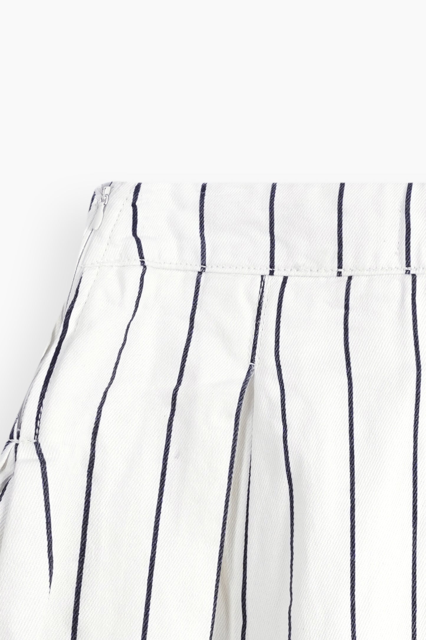 Striped Skirt With Inner Shorts
