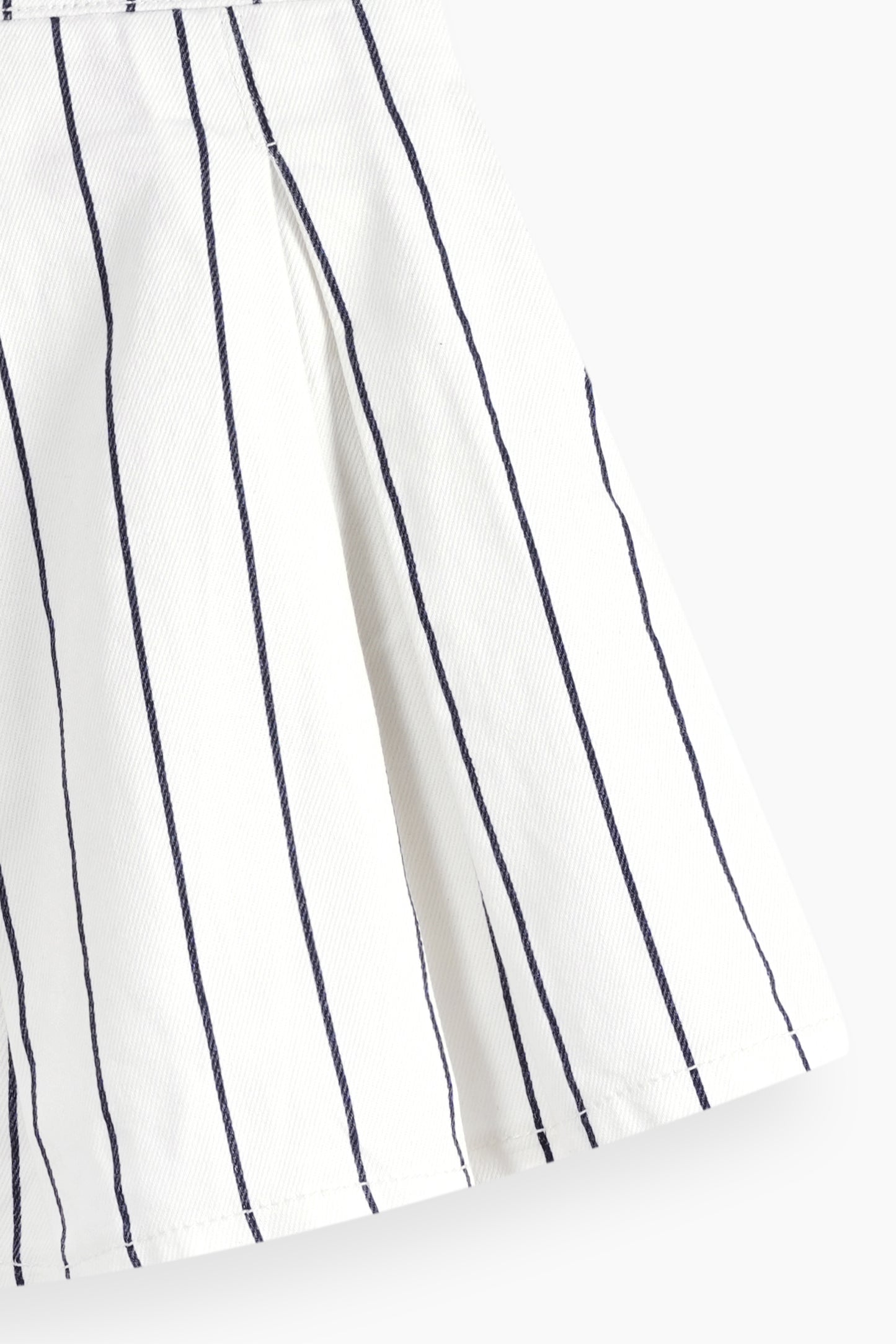 Striped Skirt With Inner Shorts